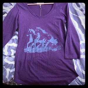 Organic cotton, 3/4 sleeve, S, New